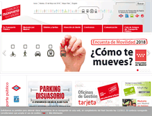 Tablet Screenshot of correo.crtm.es